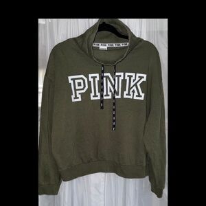PINK collared sweatshirt